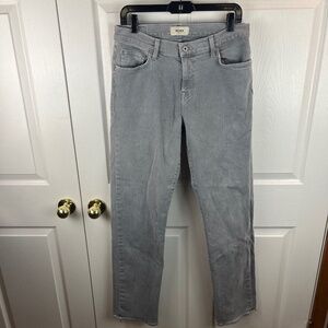 Men's Baldwin Jeans Brennan Modern Straight Gray Size 30